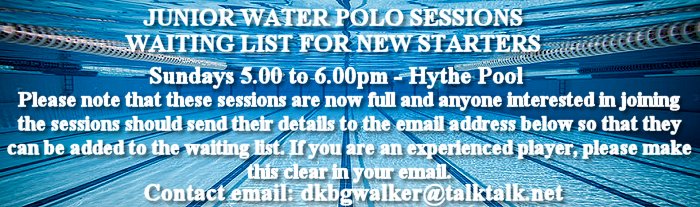 Junior Water Polo Sessions